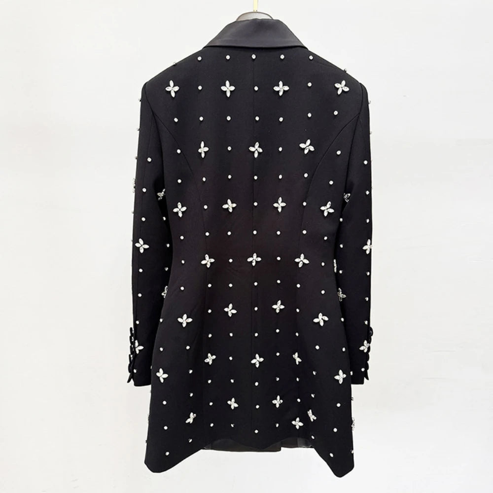 Ärmelloses, trägerloses Damen-Tunikakleid mit Patchwork-Falten im minimalistischen Design – modisch und elegant