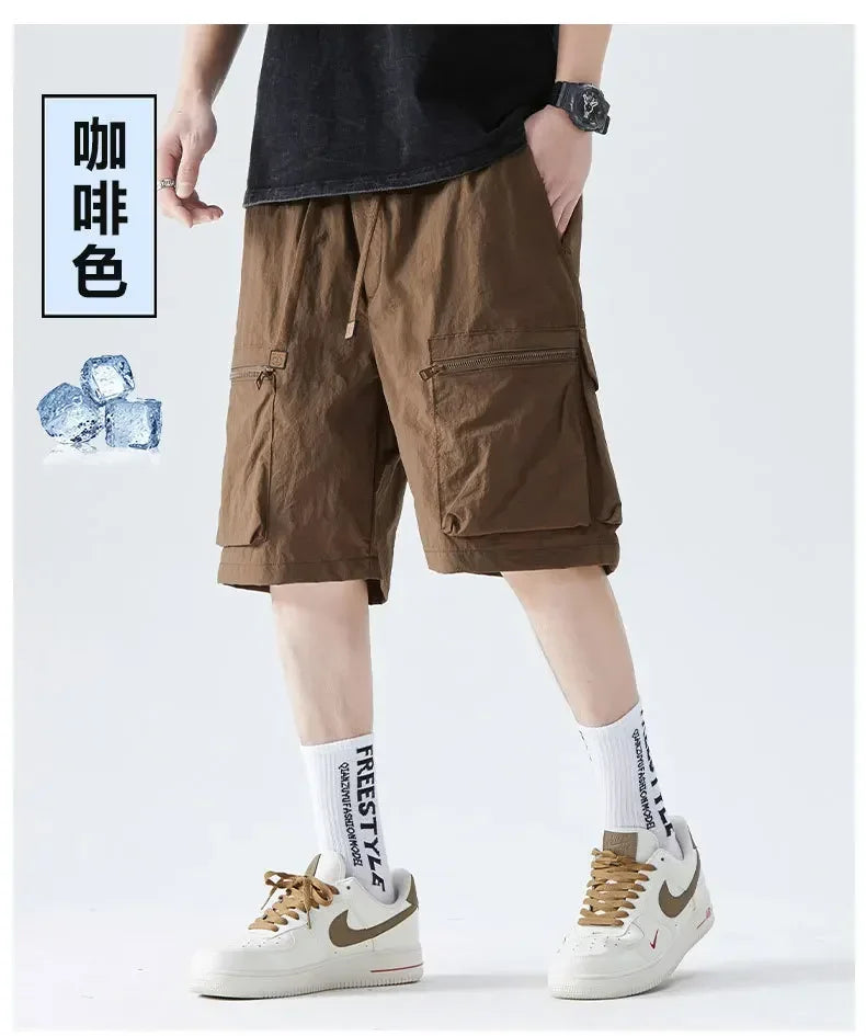 Herren-Laufshorts mit Handytasche und Reißverschlusstasche – ideal für Marathon und Sport.