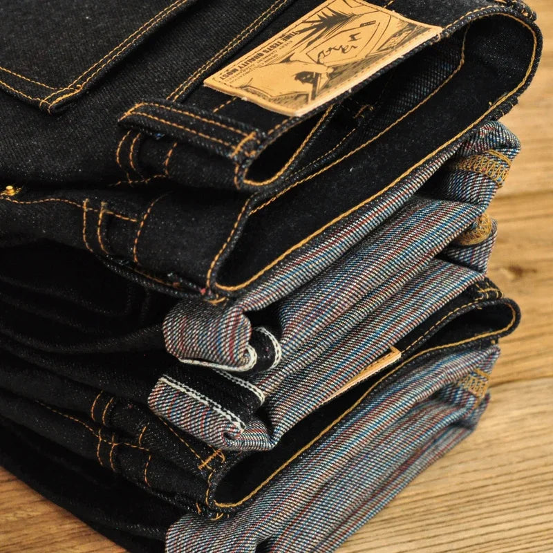 Herrenjeans aus 21oz Rainbow Selvedge Denim im Vintage-Stil für Männer