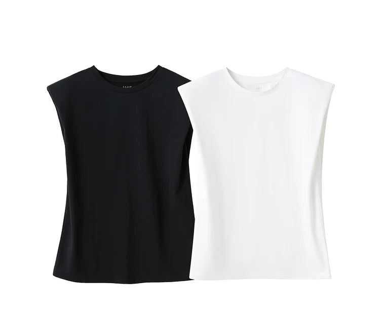 Damen T-Shirt im Retro-Stil mit lockerem Schnitt aus mercerisierter Baumwolle