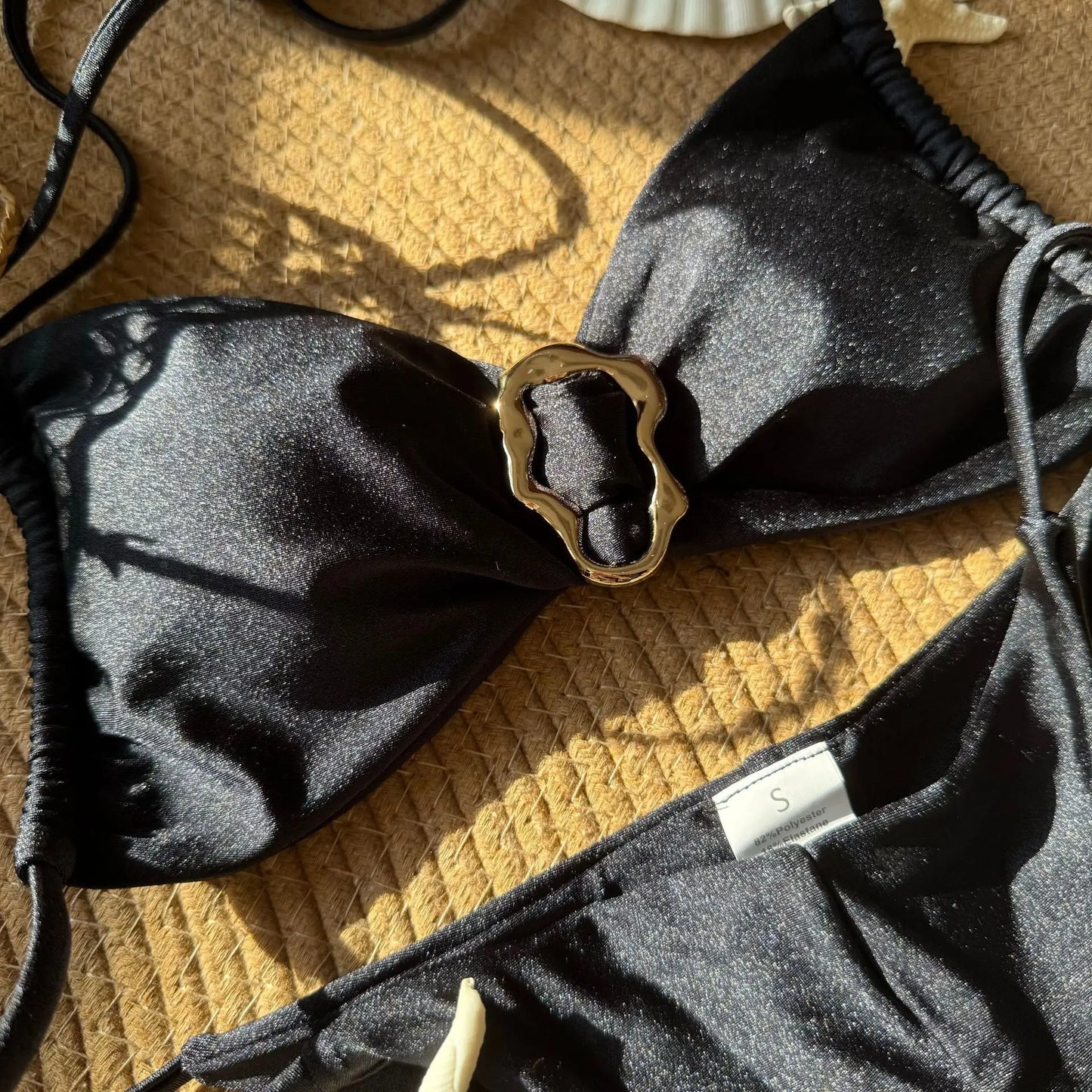 Dreiteiliges Damen-Bikini-Set in Pink mit brasilianischem Schnitt – ideal für Strand und Pool