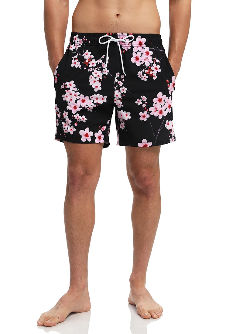 Kurze Herren-Badeshorts für Surfen und Sport – ideal für Strand und Schwimmen