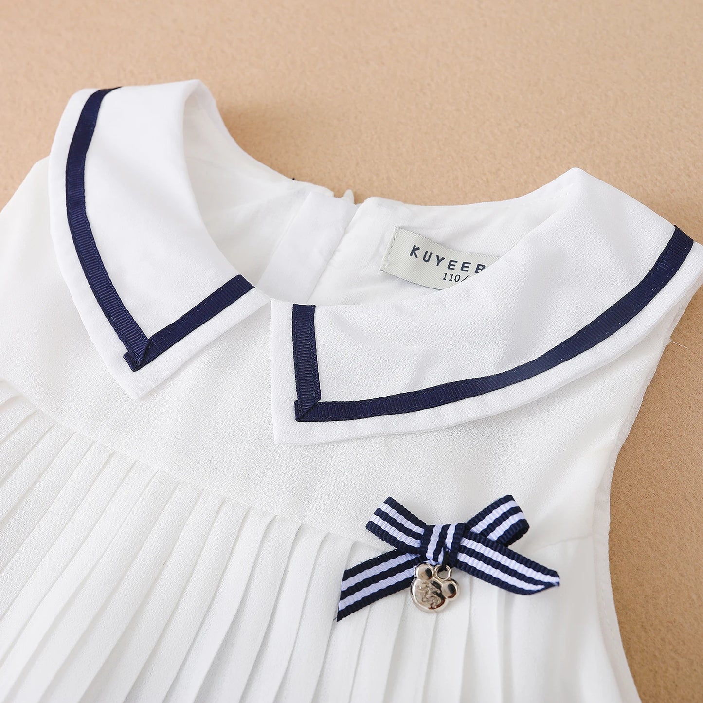 Mädchen Kleider Ärmellose Sommer Chiffon Plissee Kleidung Kinder Kleider Baby Mädchen Einteiliges Kleid