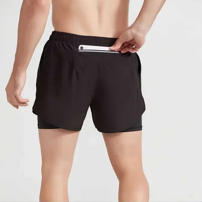 Modische Herren-Sommerhose mit Schnürung und großen Taschen – trendige Shorts in Übergröße für junge Männer