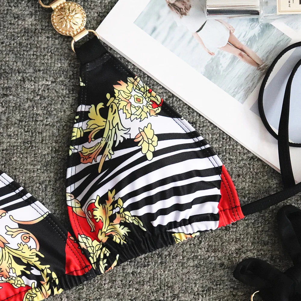 Sexy Bikini-Set für Damen – Brasilianischer Stil, ideal für Strand und Pool