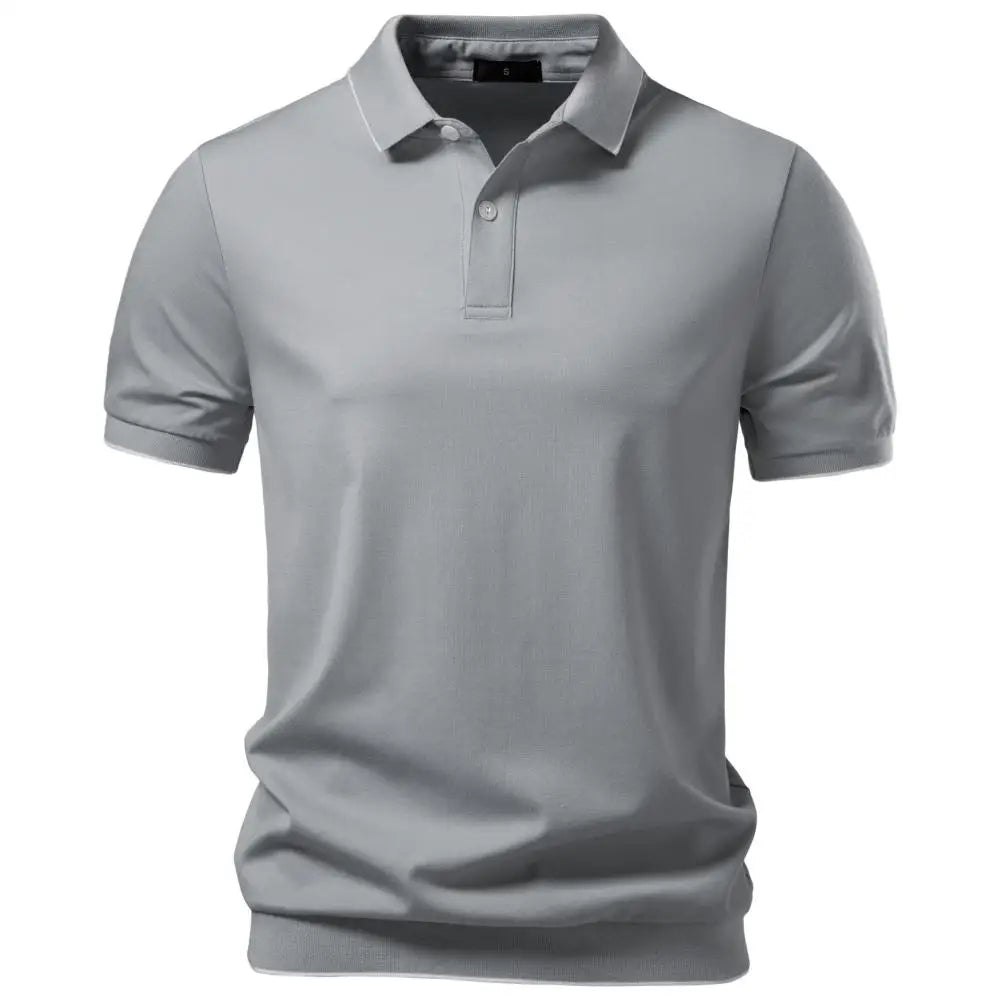 Premium Herren Poloshirt Kühl Atmungsaktiv Old Money Sommer