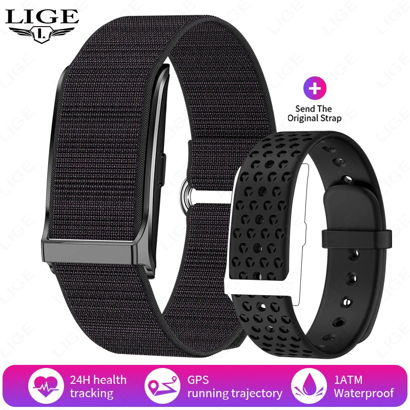 LIGE Frauen Smart Band Männer Uhr Herzfrequenz Blutdruck Sport Fitness Smartwatch Neue Mann Outdoor Smart Armband Damen 2025