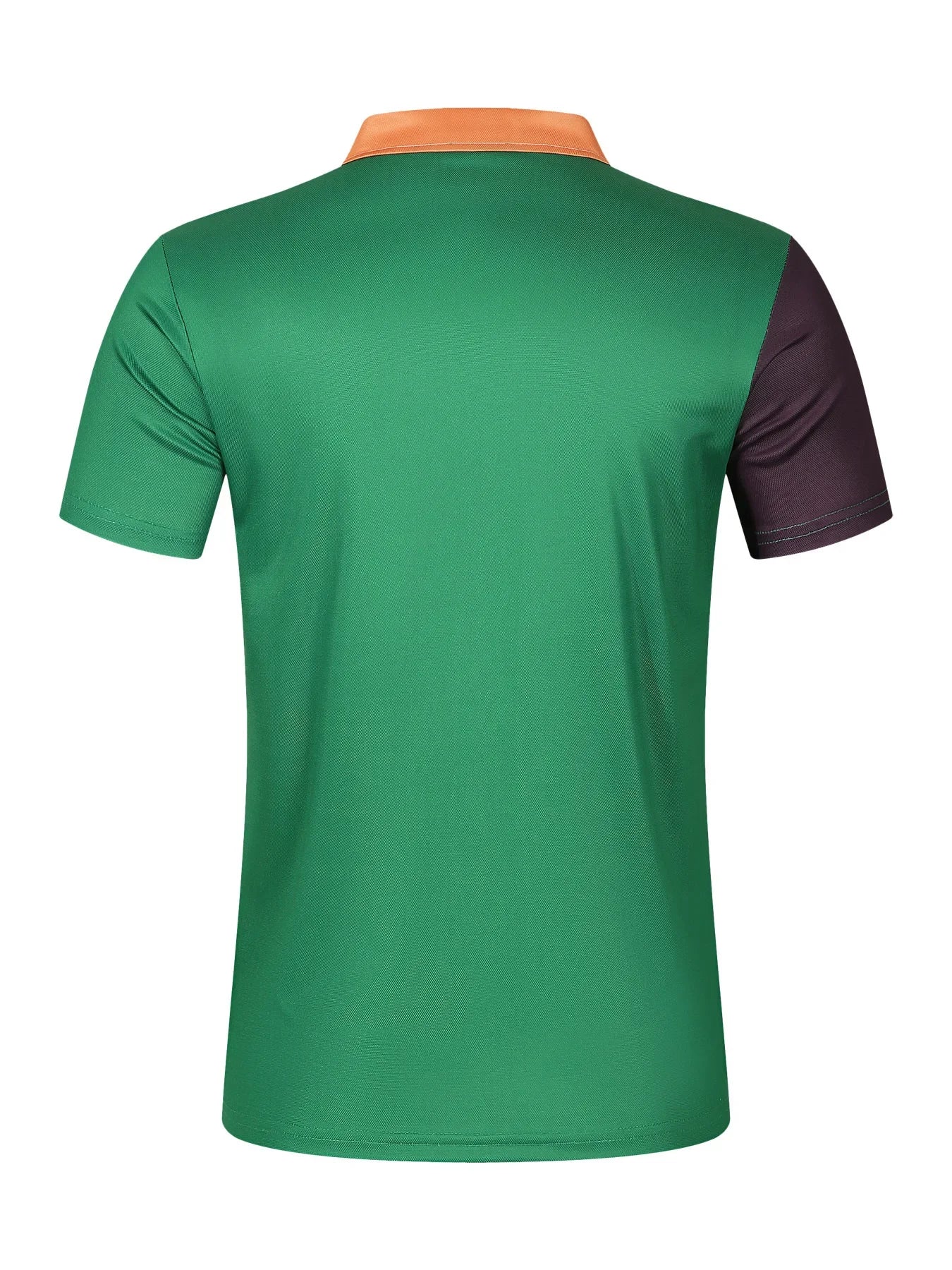 Sommerliches Polohemd mit Farbblock-Design und atmungsaktivem, bequemem Kurzarm – ideal für legere Anlässe
