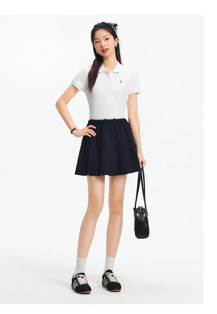 Semir Poloshirt für Damen, schick, kühles Gefühl, antibakteriell, schmale Passform, 2022, neuer Sommer, bestickter Pullover, lässig für den Alltag