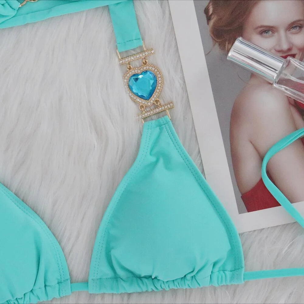 Sexy Bikini-Set mit Push-up und Rock – Perfekt für Strand und Pool