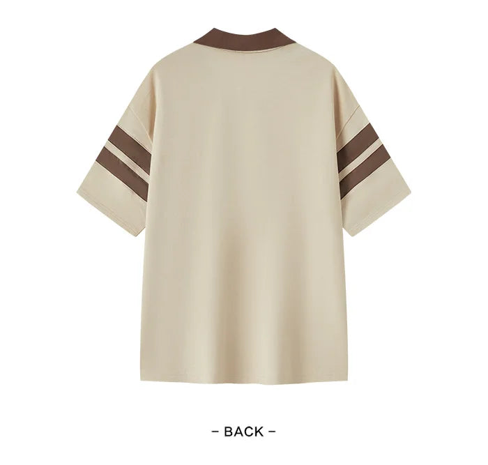 Semir Polo Shirt Frauen mittellange Baumwolle Buchstaben gedruckt Mode Sommer neue lose Kleidung College-Stil