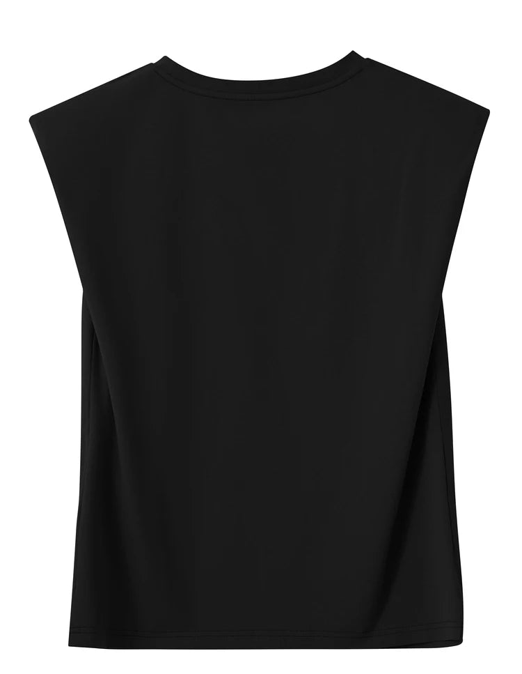 Damen T-Shirt im Retro-Stil mit lockerem Schnitt aus mercerisierter Baumwolle