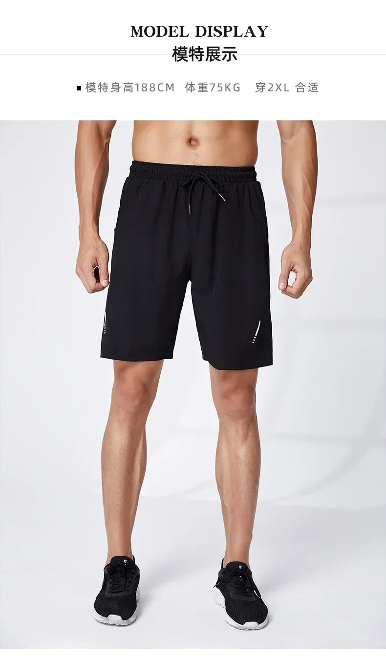 Sommerliche Herren-Sport- und Freizeithose – Kurze Lauf- und Trainingshose für Männer