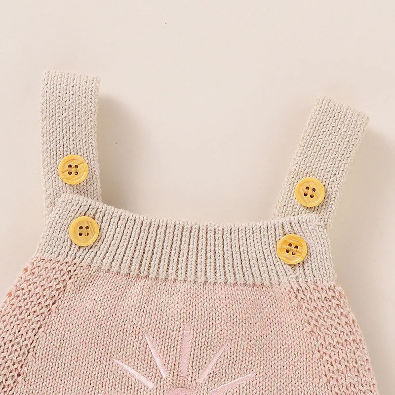 Baby Overall mit Sonnenblumen-Muster für Mädchen im Koreanischen Stil
