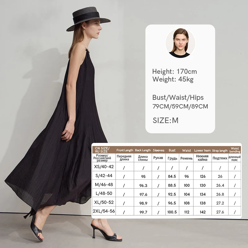 Elegantes Damenkleid Aus Lyocell Mit V-Ausschnitt Für Urlaub