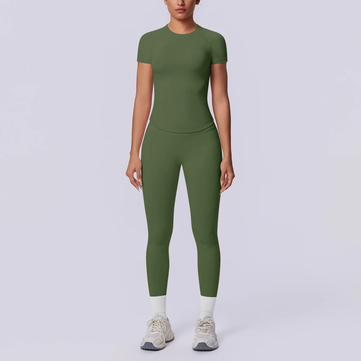 Hamidou Nahtloses Sportset Für Damen Mit Pfirsich-Po Effekt