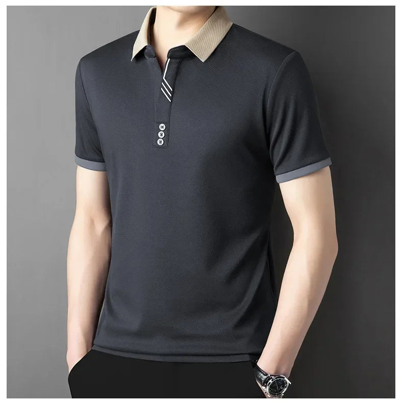 Herren-Poloshirt mit kurzen Ärmeln und Knopfleiste – ideal für den Alltag