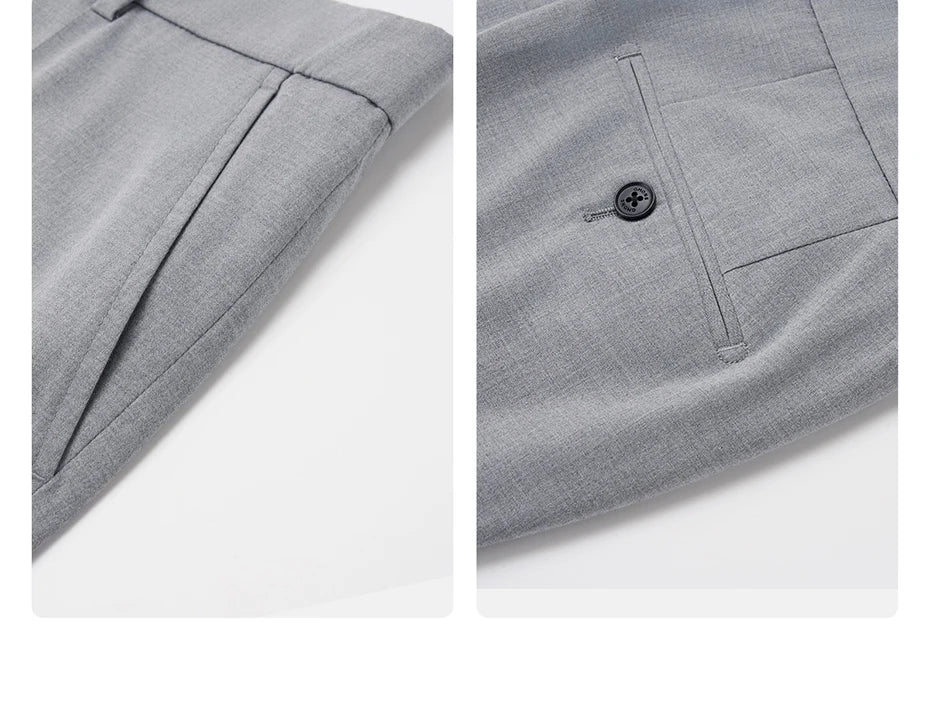 Schlanker Herren-Blazer im klassischen europäischen Stil mit hellbraunem Karomuster – ideal für Hochzeiten und formelle Anlässe