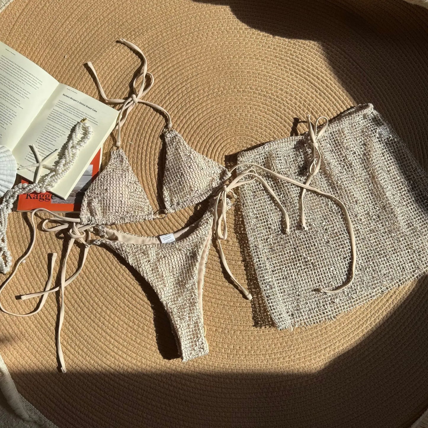 Sexy Bikini-Set im Denim-Look – Damen-Badeanzug für Strand und Pool