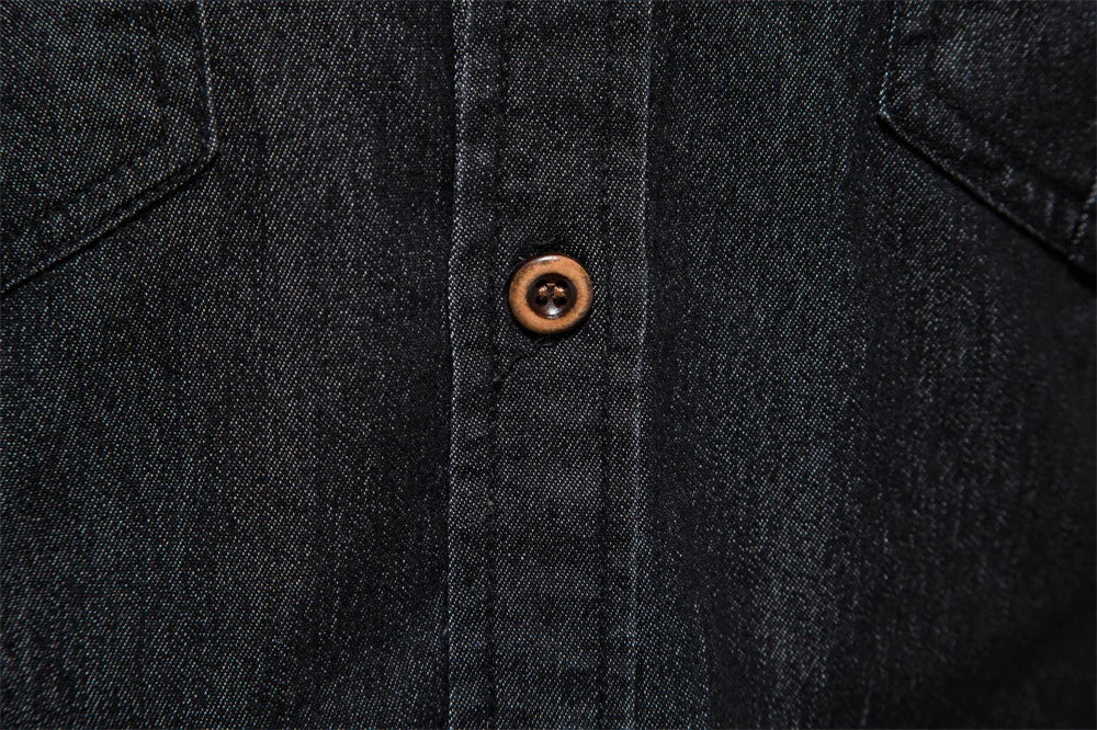 Herren Langarm Hemd aus elastischer Baumwolle im Casual Stil für Designer Kleidung