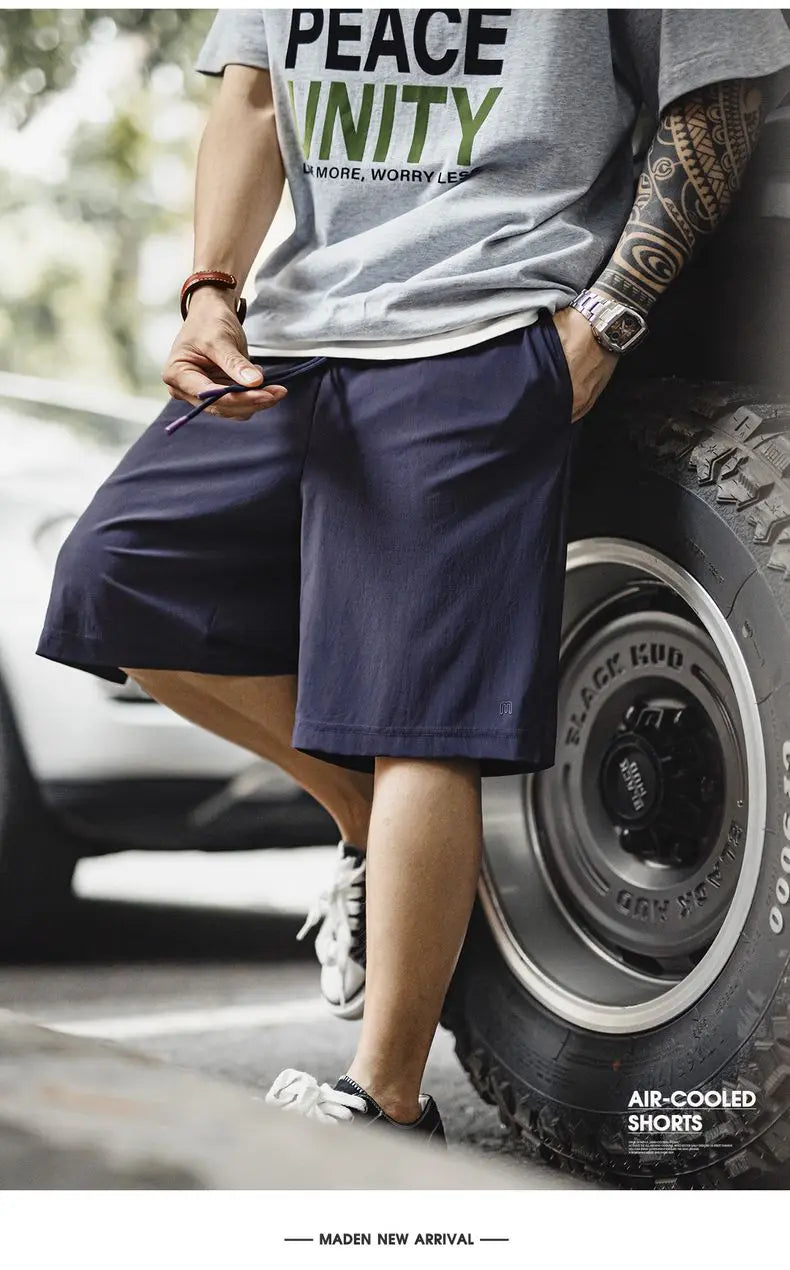 Herren Shorts im Sommer-Stil mit UPF 50+ und elastischem Bund