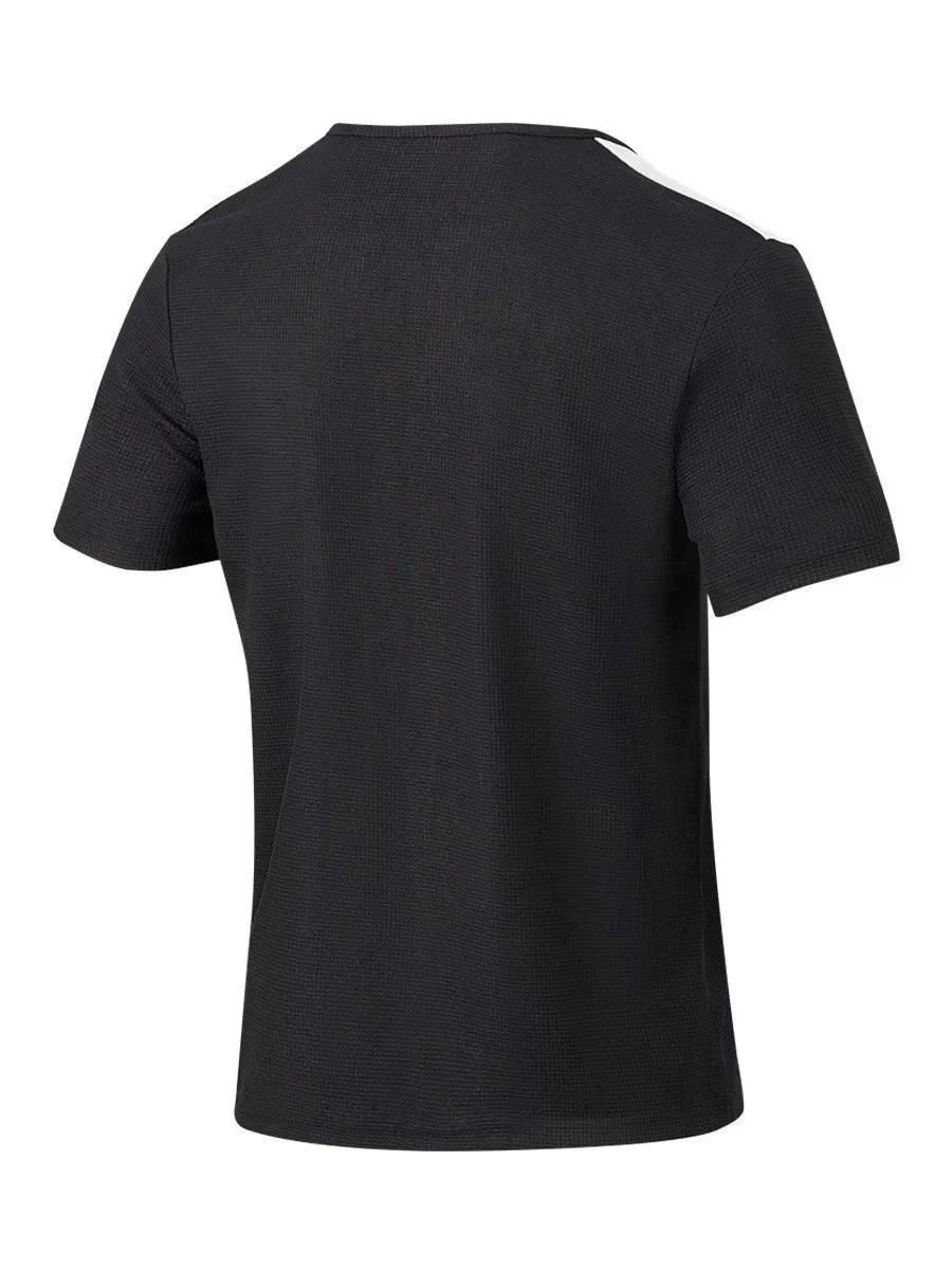 Kurzärmeliges Herren-Sommer-T-Shirt mit lockeren Streifen – vielseitiges, trendiges Oberteil für Paare