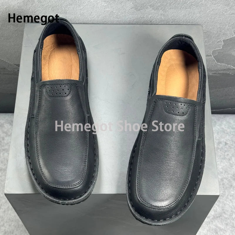 Elegante Herren-Loafer mit dicker Sohle – stilvoll & komfortabel