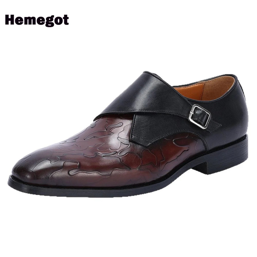 Luxury Leather Shoes Men's Handmade Wedding 38~46 Designer British Dress Flats Formal Business Driving Casual Shoes Men Loafers