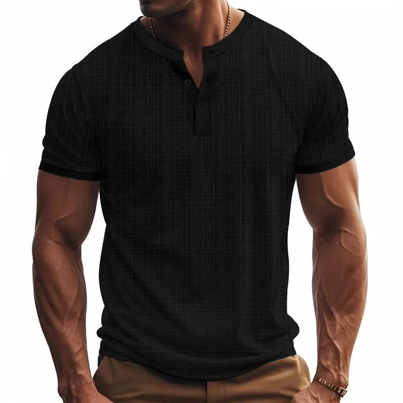 Leichtes, atmungsaktives Herren-Mesh-Shirt für Partys und Nachtclubs – europäischer und amerikanischer Stil