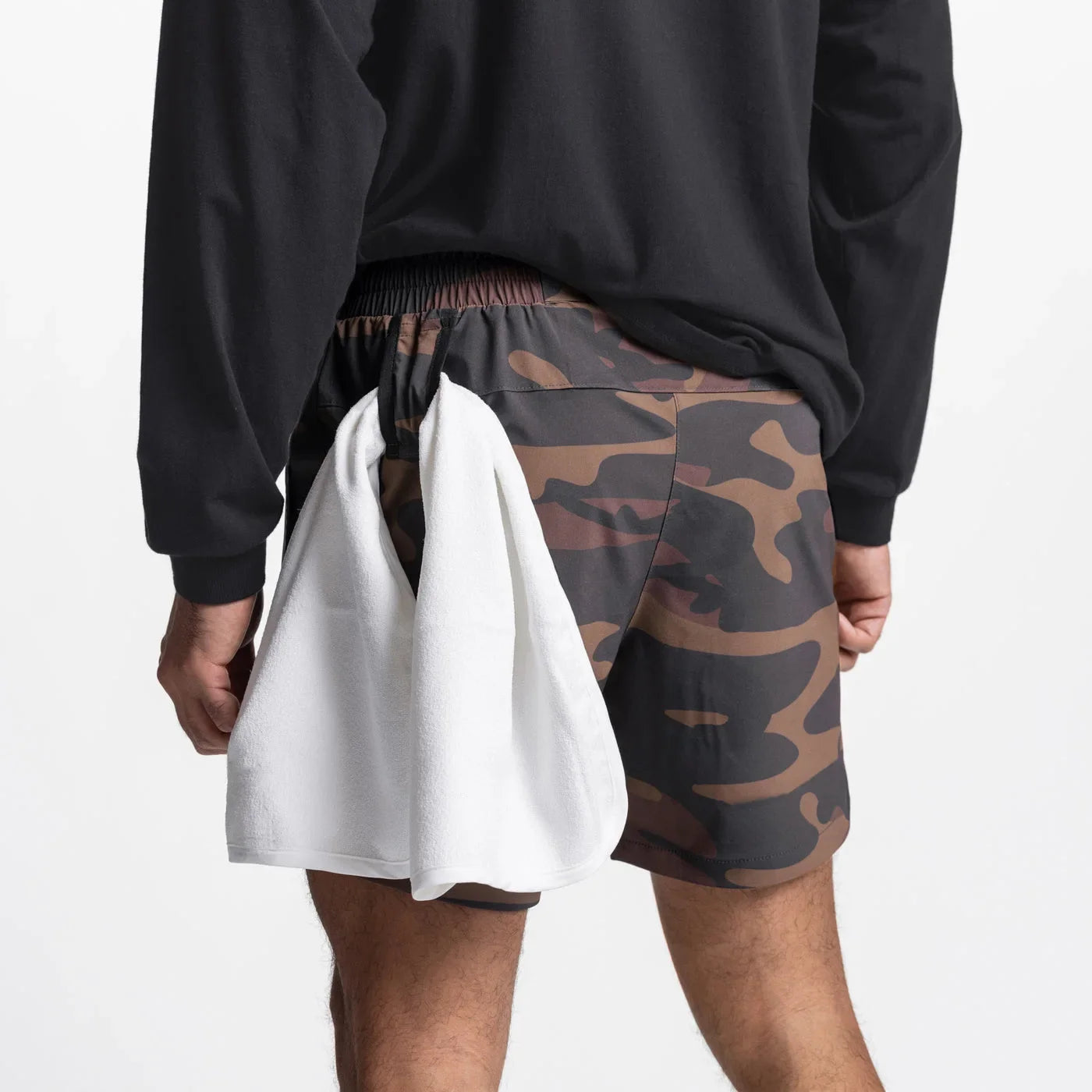 Atmungsaktive Baumwoll-Leinen-Shorts mit Kordelzug und elastischem Bund – ideal für den täglichen Strandbesuch