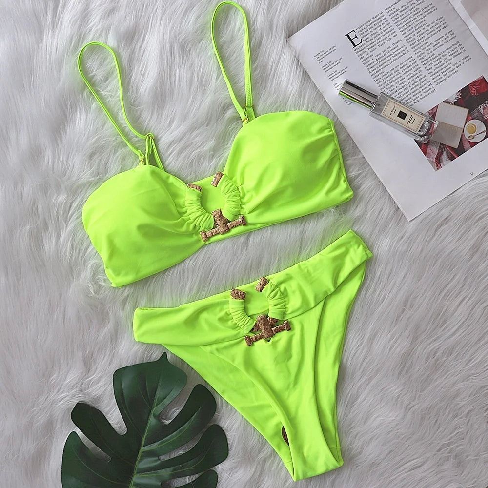 Sexy Bikini-Set mit Push-up-Effekt – Perfekt für Strand und Pool