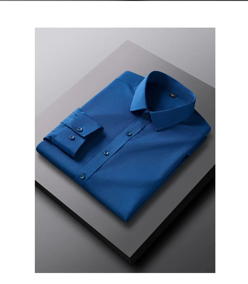 Modisches Herren-Langarmshirt mit Stehkragen und Print – lässiger Pullover für den Alltag