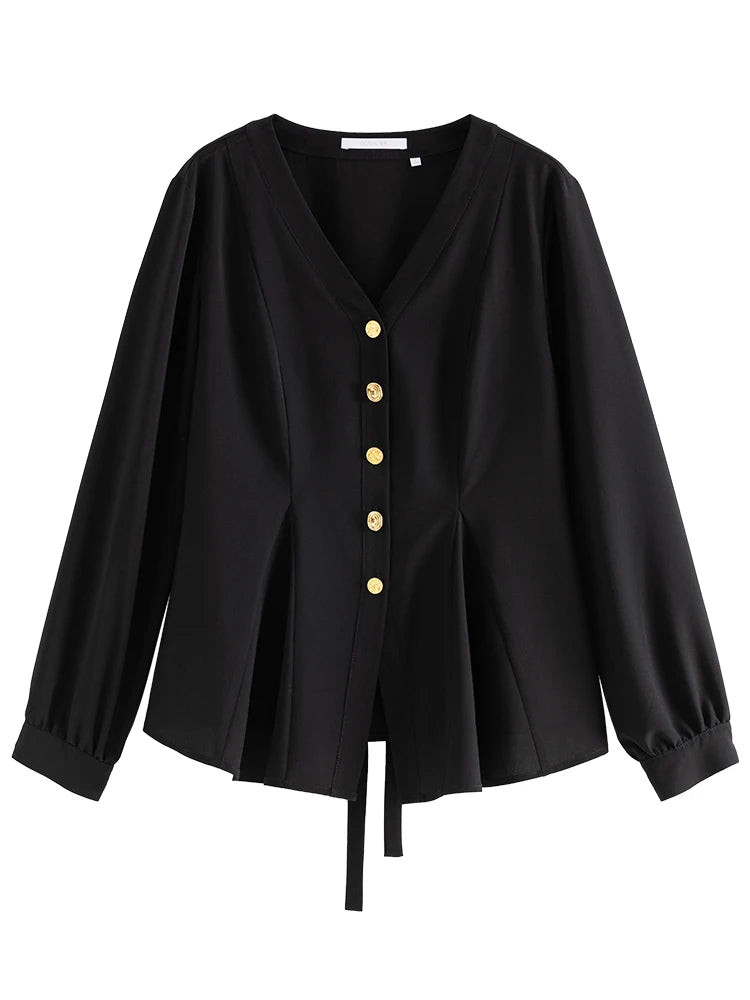 Bedrucktes Damen-Sweatshirt in lockerer Passform mit Rundhalsausschnitt – ideal für den Winter im lässigen Korea-Stil