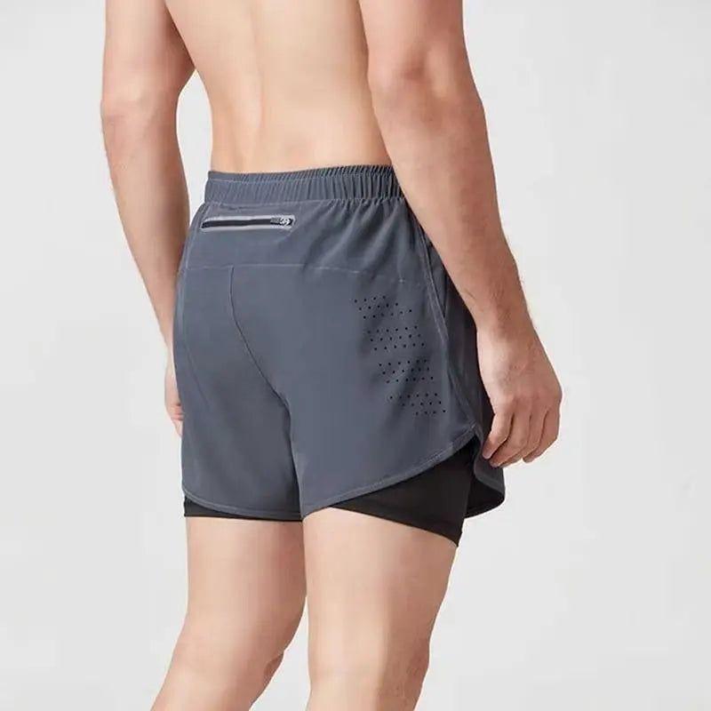 Modische Herren-Sommerhose mit Schnürung und großen Taschen – trendige Shorts in Übergröße für junge Männer