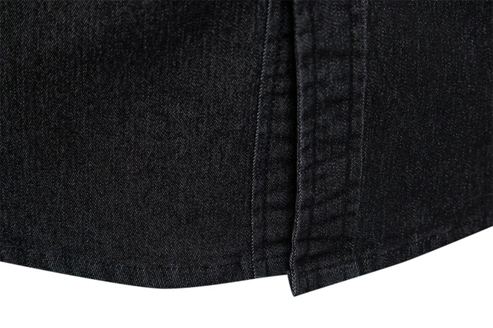 Herren Langarm Hemd aus elastischer Baumwolle im Casual Stil für Designer Kleidung
