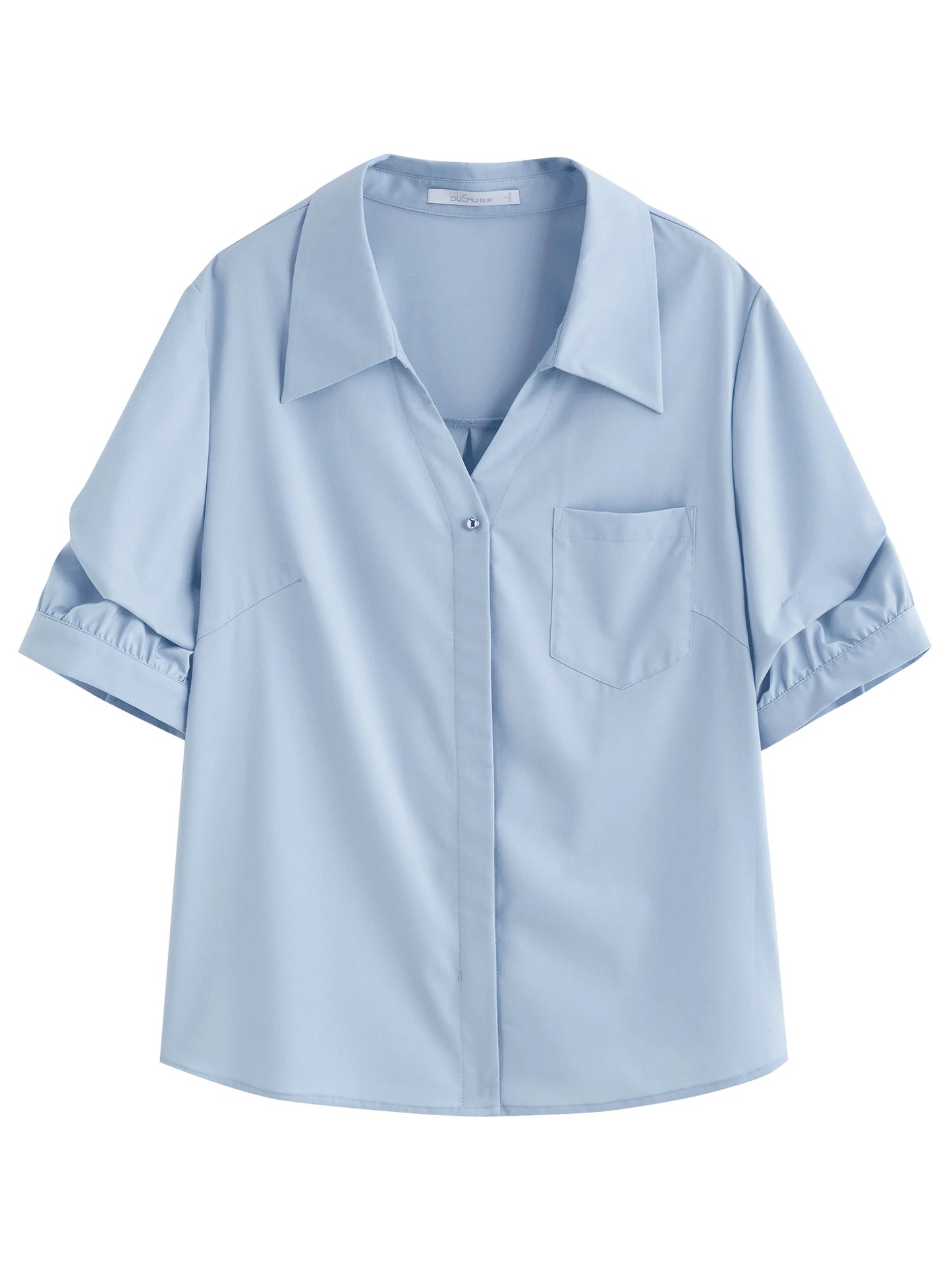 Elegantes Damen-Spitzenshirt in Plus-Size mit kurzen Ärmeln und Hohldesign – ideal für den Sommer.