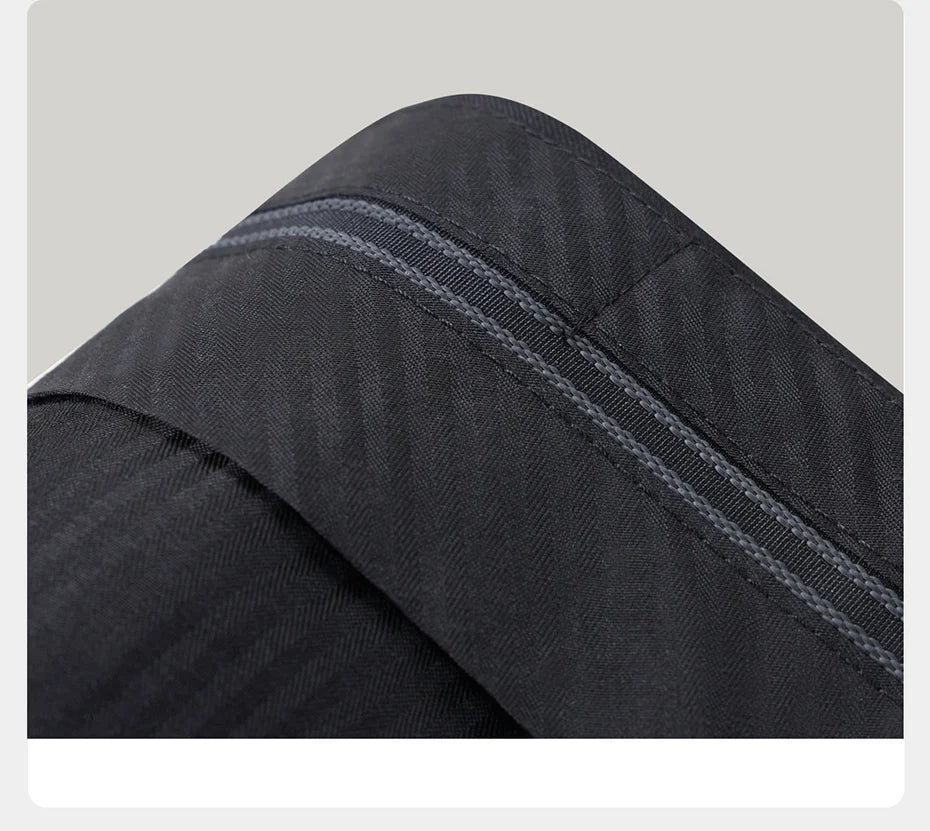 Eleganter Herrenanzug aus 30% Wolle: Schwarzer Slim Fit Ein-Knopf-Blazer für Hochzeiten und Feiern