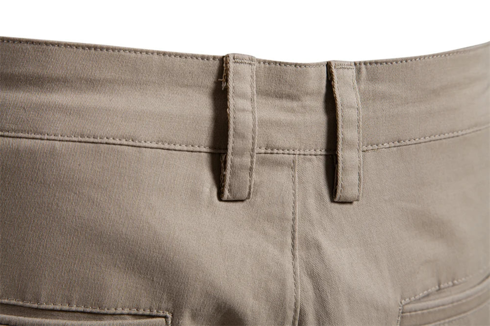AIOPESON Herren-Sommershorts aus 100 % Baumwolle, lässige 11-farbige, leichte Straßenshorts mit mehreren Taschen