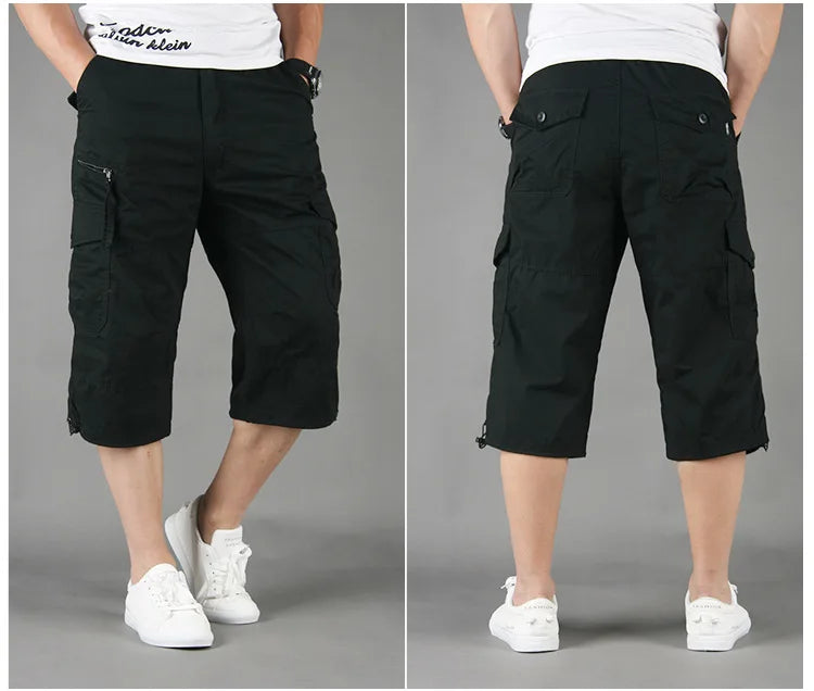 Herren-Sporthose mit elastischem Bund und doppeltem Reißverschluss – modische Freizeithose mit Streifen für Workouts