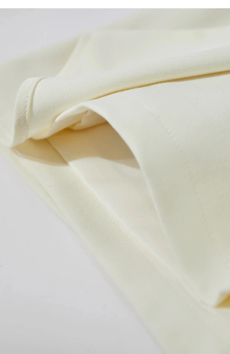 Damen Shorts-Röcke im minimalistischen Stil mit hoher Taille und geradem Schnitt