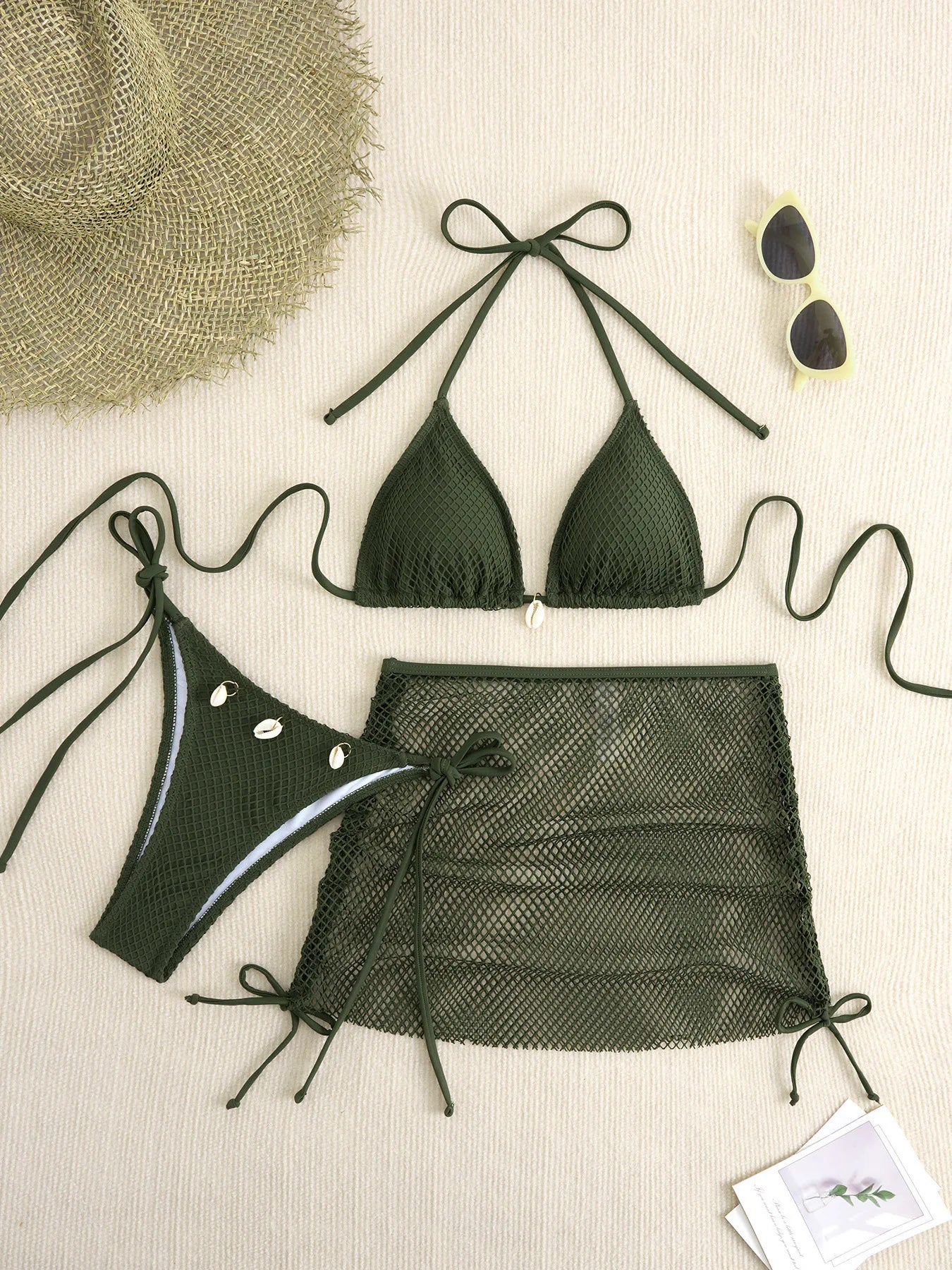 Sexy Bikini-Set mit Push-up und hoher Taille – Perfekt für Strand und Pool