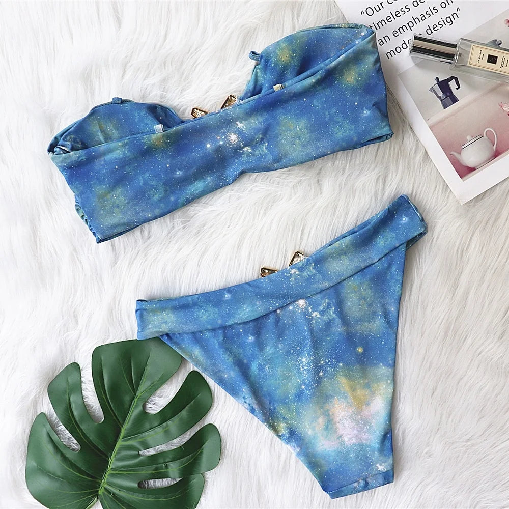 Sexy Bikini-Set mit Push-up-Effekt – Perfekt für Strand und Pool