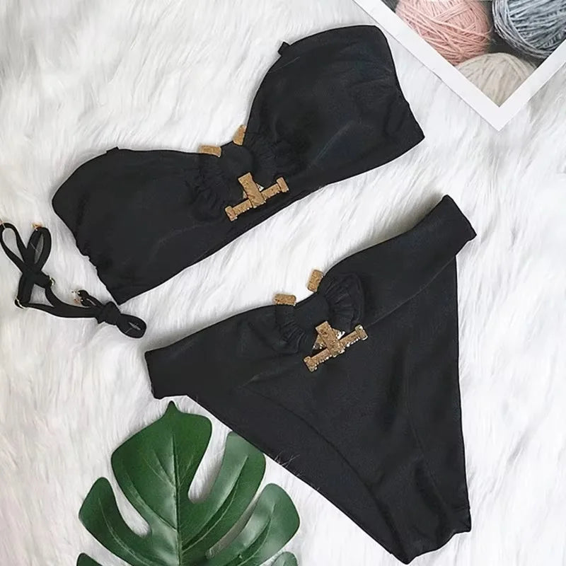 Sexy Bikini-Set mit Push-up-Effekt – Perfekt für Strand und Pool