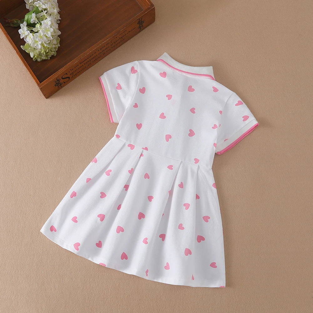 Mädchen Kleidung 2023 Neue Sommer Prinzessin Kleider Kurzarm Kinder Kleid Baby Kleider für Kinder Kleidung 2-6Y