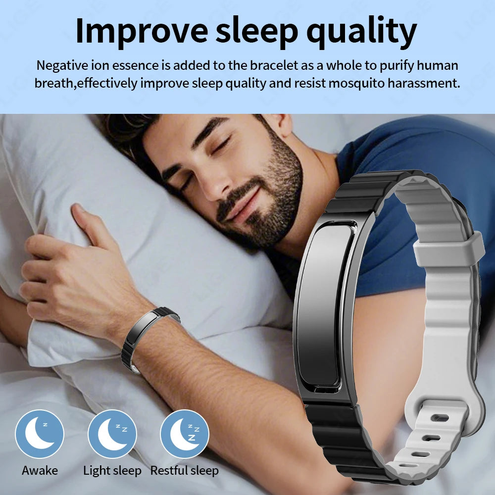 Herren Smartwatch mit Anti-Mücken-Funktion und Schlaf-Gesundheitsüberwachung
