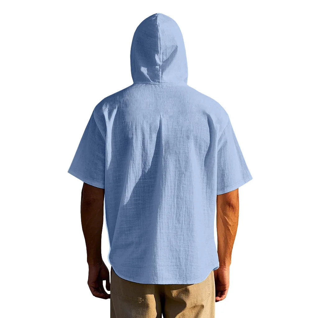 Langarm-Herrenhemd aus Cord mit Streifenmuster – aus samtweichem Baumwollstoff in mehreren Farben.