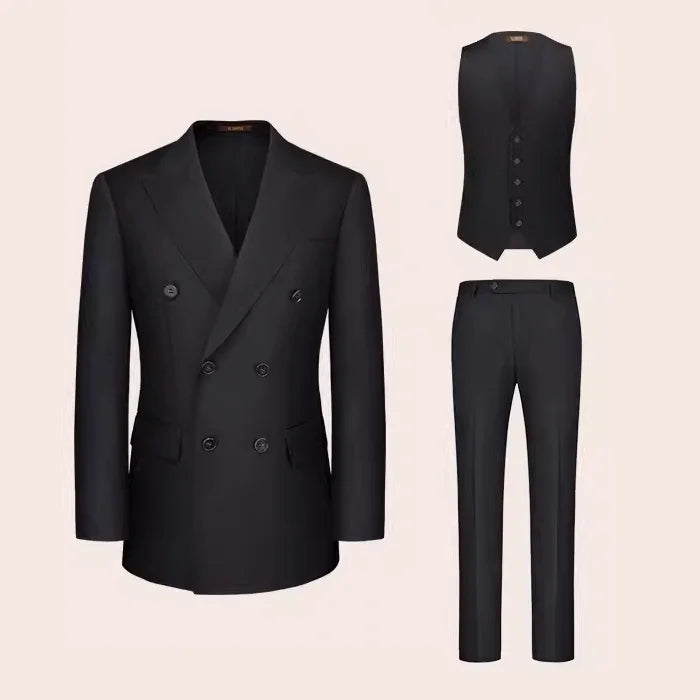 Schmal geschnittener Herrenanzug-Blazer mit grauen Streifen und 2-Knopf-Einreiher – ideal für Partys und Hochzeiten, Größe 48