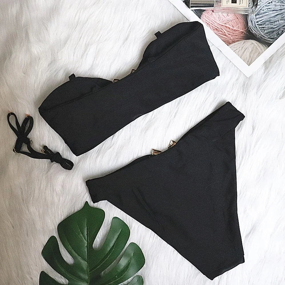 Sexy Bikini-Set mit Push-up-Effekt – Perfekt für Strand und Pool