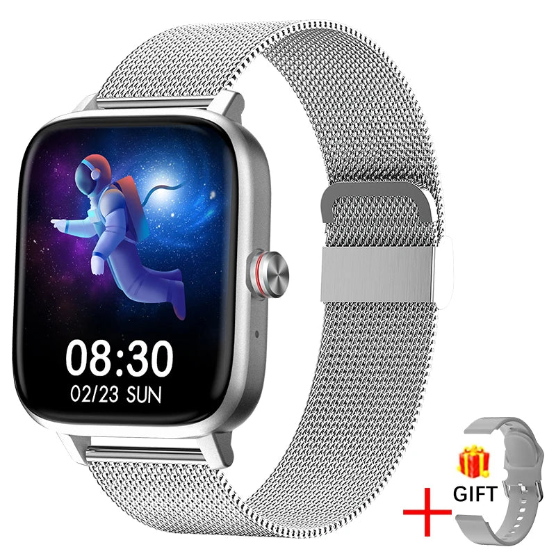LIGE Anruf Smart Uhr Für Xiaomi DIY Uhr Gesicht 1,69 "Full Touch Screen Sport Fitness Armband Bluetooth Musik Smartwatch uhr