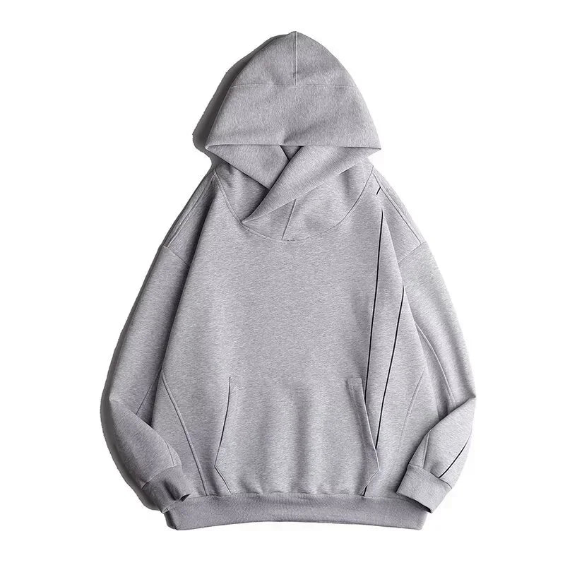 Herren Windjacke mit Rollkragen und Kapuze im Y2K Streetwear Stil